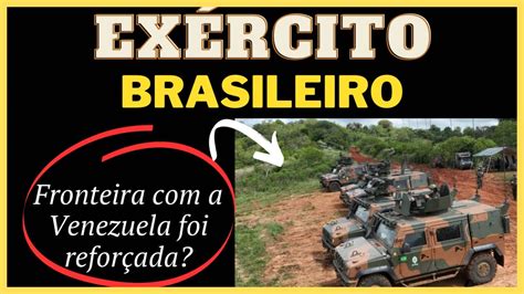 Exército Brasileiro envia veículos blindados para a fronteira a