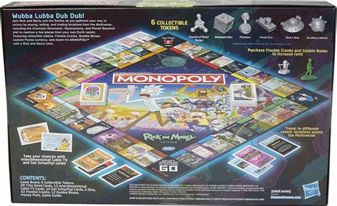 Monopoly Juego De Mesa De Edici N Rick And Morty Juego De Red De