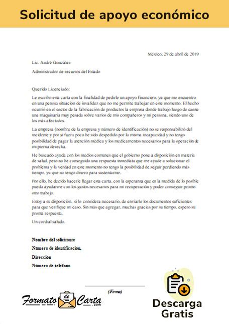 Ejemplos De Oficios De Solicitud De Apoyo Actualizado Agosto