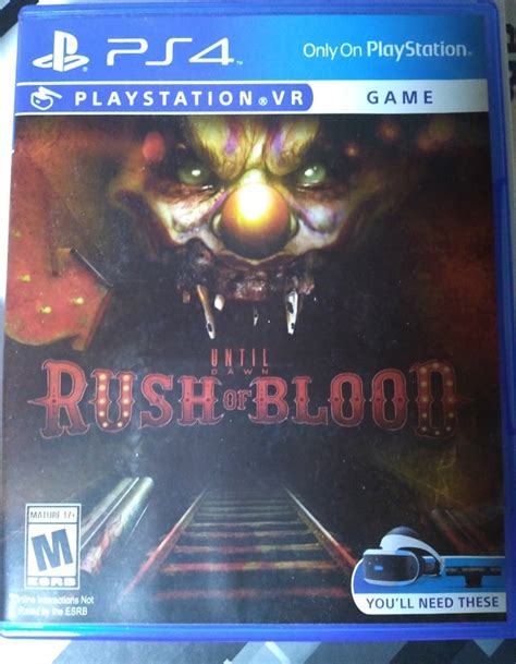 Ps Until Dawn Rush Of Blood Vr Ps