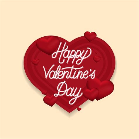 Premium Vector Happy Valentines Day Vector Illustration