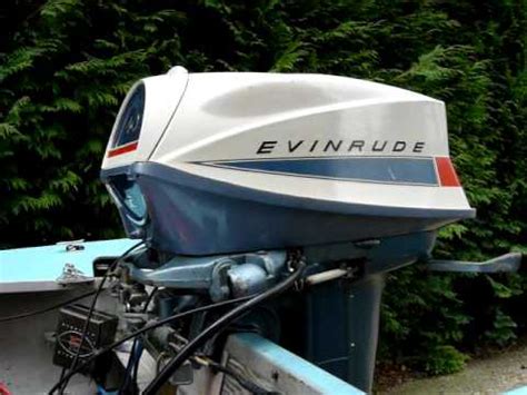 1968 Evinrude Big Twin 40hp YouTube