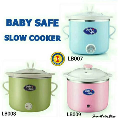 Jual Baby Safe Slow Cooker LB007 LB008 LB009 Alat Masak MPASI Shopee