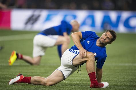 Photo Bixente Lizarazu Lors Du Match D Exhibition France Le