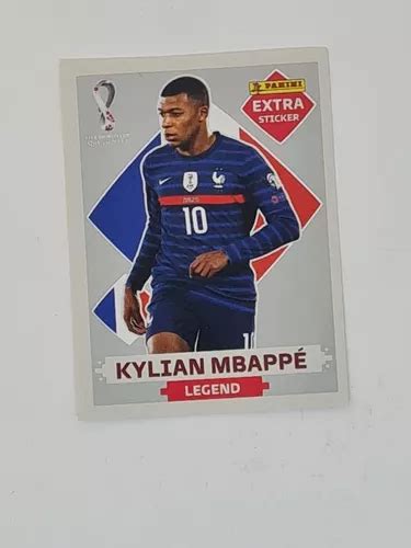 L Mina Extra Sticker Mundial Qatar Kylian Mbappe Plata En Venta En Las