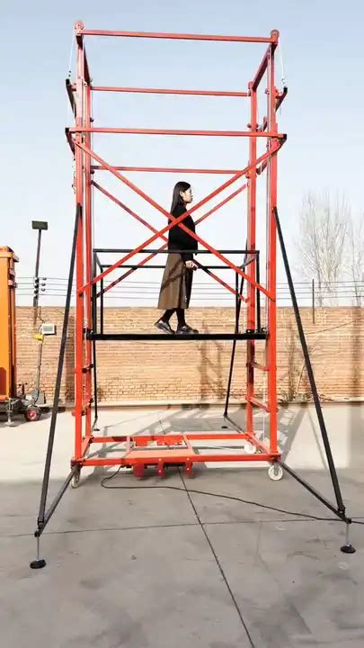 6m Electric Lifting Scaffold Drive Mobile Scissor Lift Tables Work