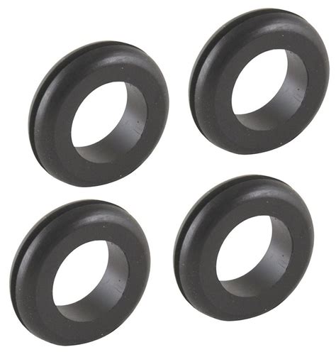 Grey Silicone Rubber Grommet For Electronics Industry Inner Diameter