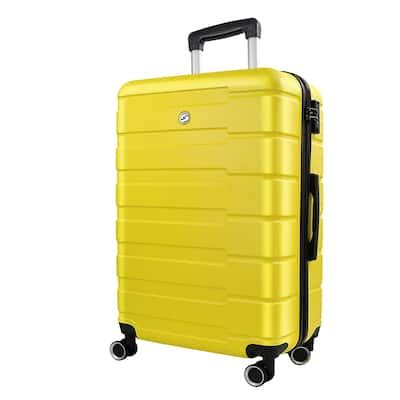 28" Luggage Hard Shell Suitcase Checked Luggage Large Suitcase w ...