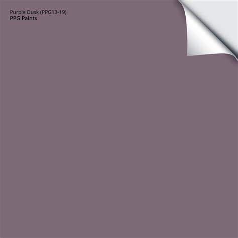 Purple Dusk PPG13 19 9x14 75 Paint Samples Plum Paint Purple