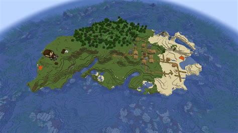 Top 30 Best Survival Island Seeds In Minecraft Gameskinny