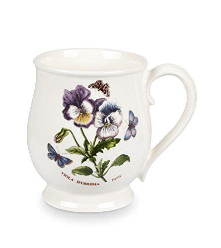 Portmeirion Botanic Garden Bristol Mug Set Of 6 Assorted Motifs