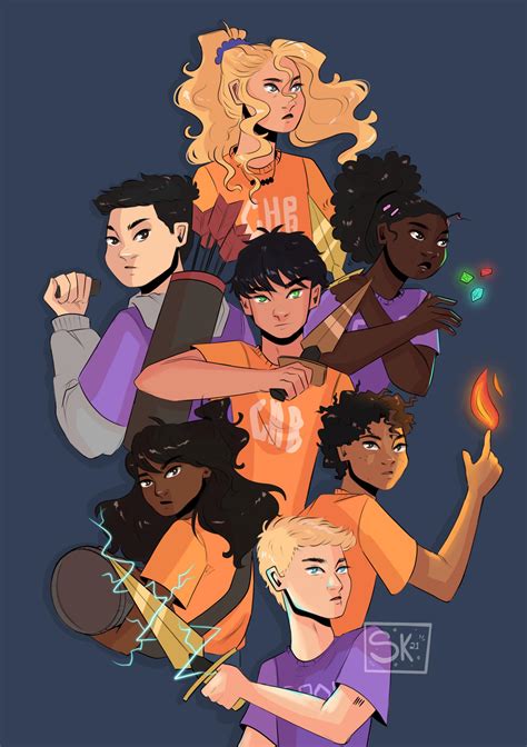 Heroes Of Olympus Fan Art The Seven