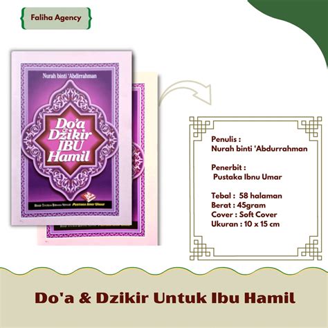 Jual Buku Saku Doa Dan Dzikir Untuk Ibu Hamil Shopee Indonesia