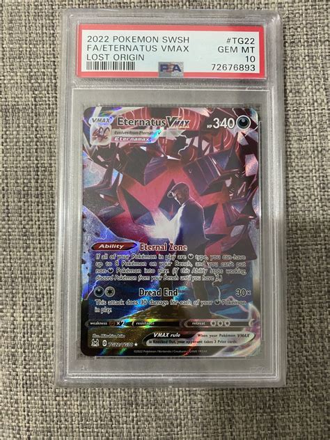 Pokemon TCG Lost Origin Eternatus VMax TG22 TG30 PSA 10 JToys