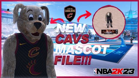 NEW CAVS MASCOT FILE ANY LEVEL NBA 2K23 MASCOT GLITCH FREE FILES