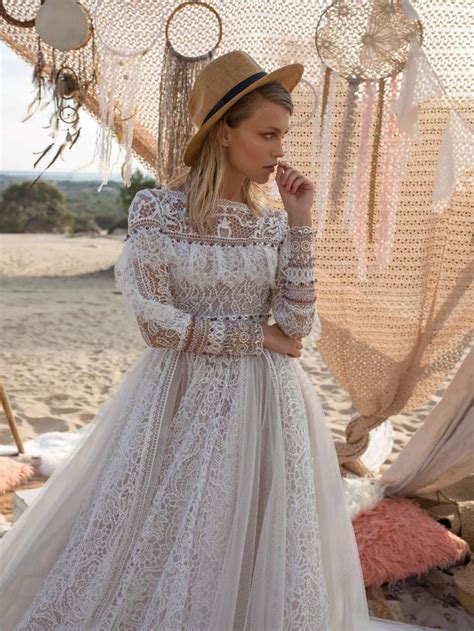 Pin On Boho Western Wedding Dress