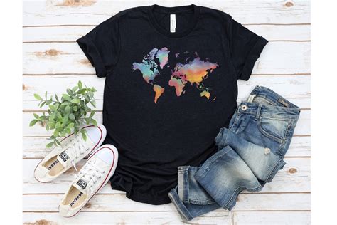 World Map Shirt Travel Shirt Traveler T Travel Lover Etsy