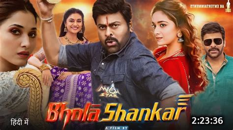 Bhola Shankar Movie Hindi Dubbed 2023 Update Chiranjeevi New Movie