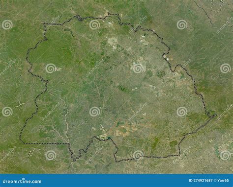 Copperbelt Zambia High Res Satellite No Legend Stock Illustration