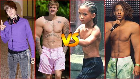 Justin Bieber Vs Jaden Smith Transformation Who Is More Attractive