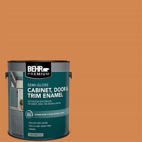 Behr Premium Gal Ppu Flaming Torch Semi Gloss Enamel Interior