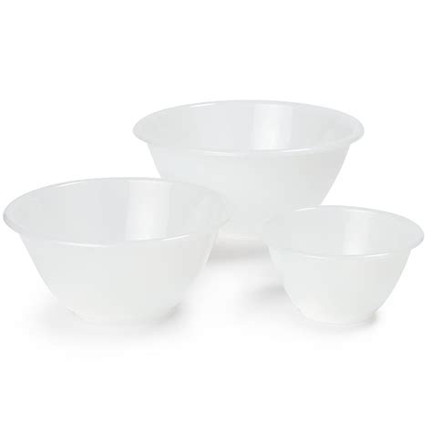 Set of 3 Plastic Mixing Bowls | Kmart