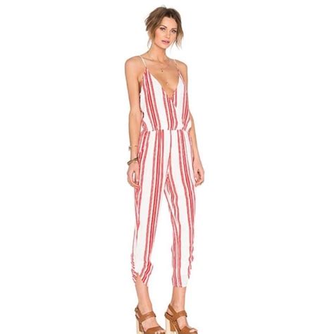 Lovers Friends Pants Jumpsuits Lovers Friends Red And White