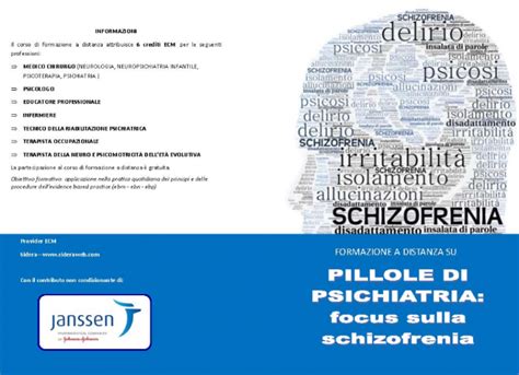 Corso Fad Ecm Gratuito Per Infermieri Pillole Di Psichiatria Focus