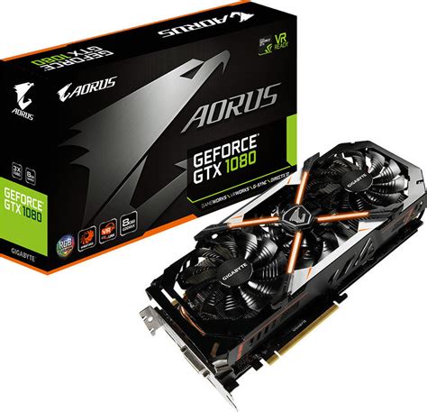 Gigabyte GeForce GTX 1080 8GB Aorus GV N1080AORUS 8GD Rev 2 0