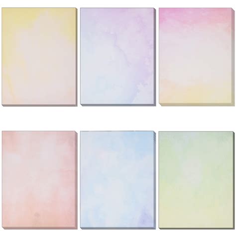 Buy Pack Water Color Stationery Paper Set Watercolor Designs