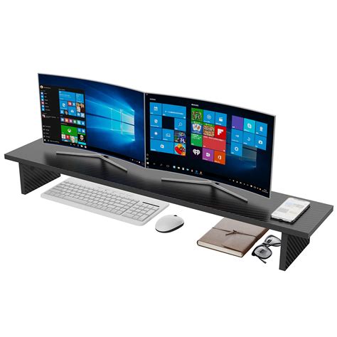 Eureka Ergonomic Dual Monitor Stand Adjustable Legs Dual Monitor