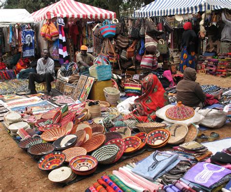 Maasai Crafts Market Tembea Kenya Budget Blog