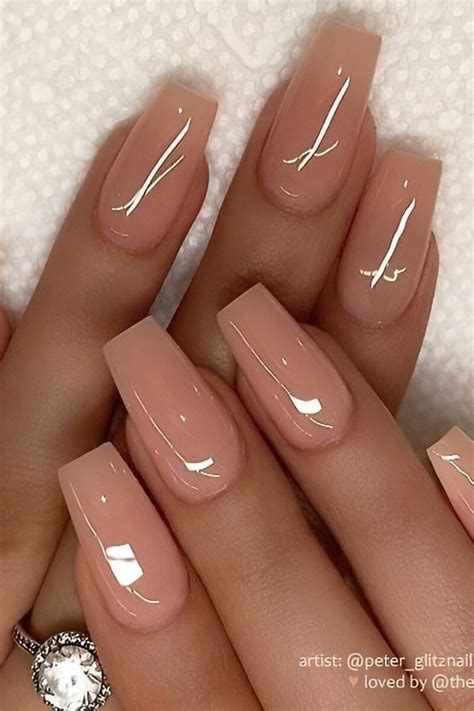 30 Feminine Nude Nail Designs Stylish Nails Acrylic Nails Nude Long Nails