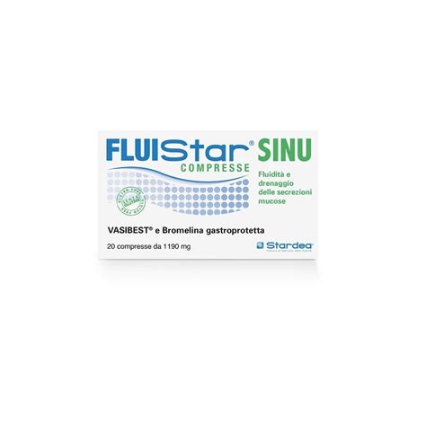 Fluistar SINU Integratore Per Il Drenaggio Dei Liquidi 20 Compresse