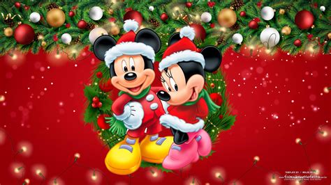 Painel TV Natal Mickey E Minnie Fazendo A Nossa Festa