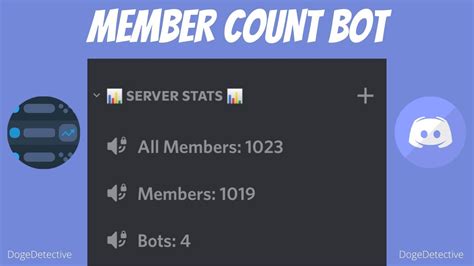 How To Setup Member Count On Discord Server Tutorial Youtube