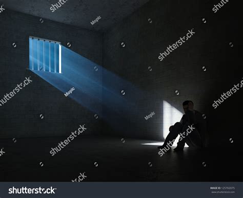 Inside Dark Prison Cell Stock Illustration 125702075 - Shutterstock