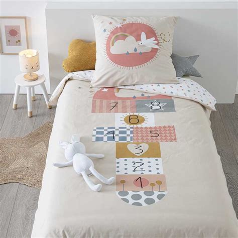 Parure De Lit Enfant Savane X Beige Atmosphera