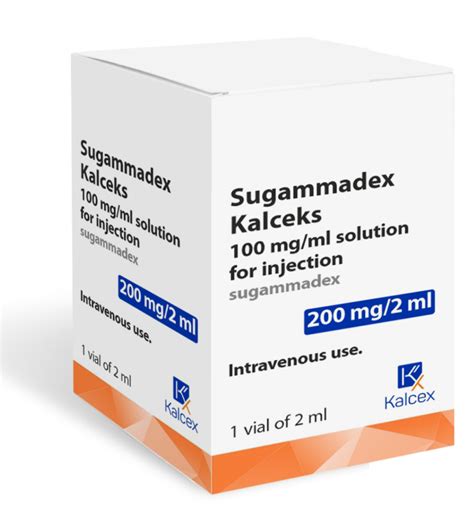 Sugammadex Kalceks Kalcex