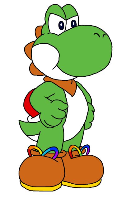 Greeny Yoshi Foot Tapping  By Greeny Yoshi Rsl19 On Deviantart