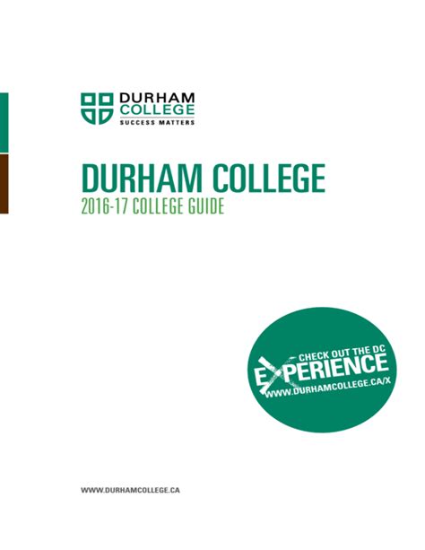 Pdf 12 Mb Durham College