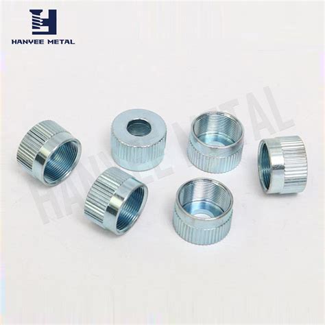 Steel Press Fit Nut For Sheet Metal With Knurling Knurling Nut And