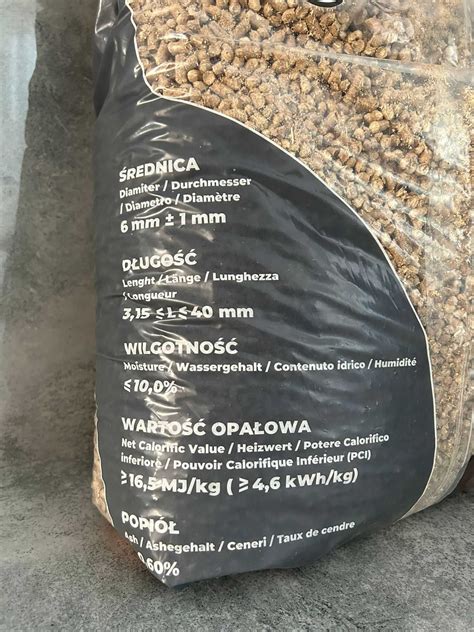 Pellet Premium iglasty sosnowy 6mm DINPLUS A1 Promocja TANIO Dębica