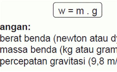 Rumus Berat Jenis Dan Cara Menggunakannya Contoh Soal Fisika Gambaran