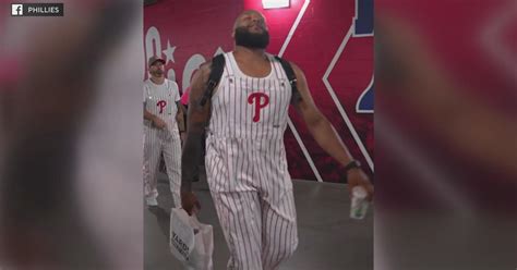 Phillies overalls: Team wears FOCO product to begin road trip - CBS ...