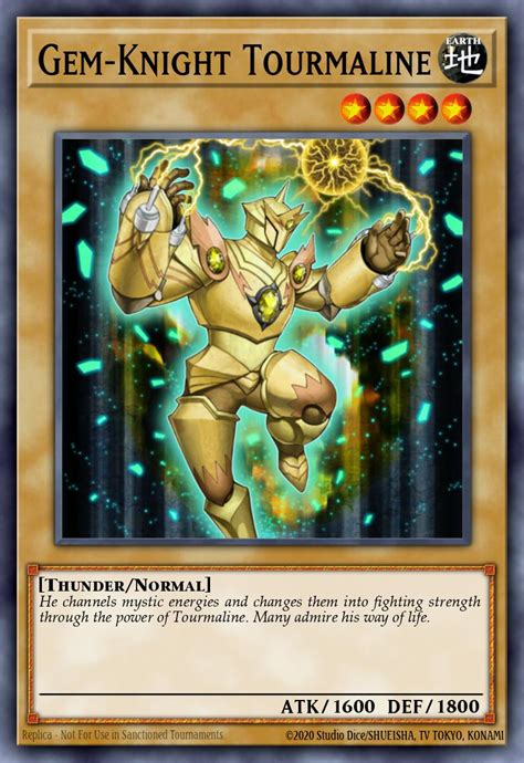 Gem Knight Tourmaline Yu Gi Oh Card Database Ygoprodeck