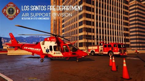 Augusta Westland Aw Lsfd Los Santos Fire Department Grand