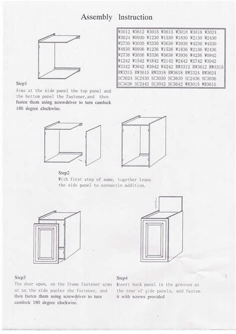 Rta Kitchen Cabinets Assembly