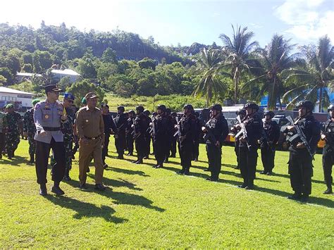 Operasi Lilin Polres Malteng Kerahkan Personil Gabungan