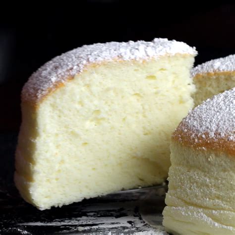 Fluffy Jiggly Japanese Cheesecake Recipe By Tasty Recipe Japanese Cheesecake Recipes